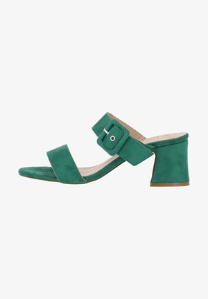 Palado, Mules à talons - green