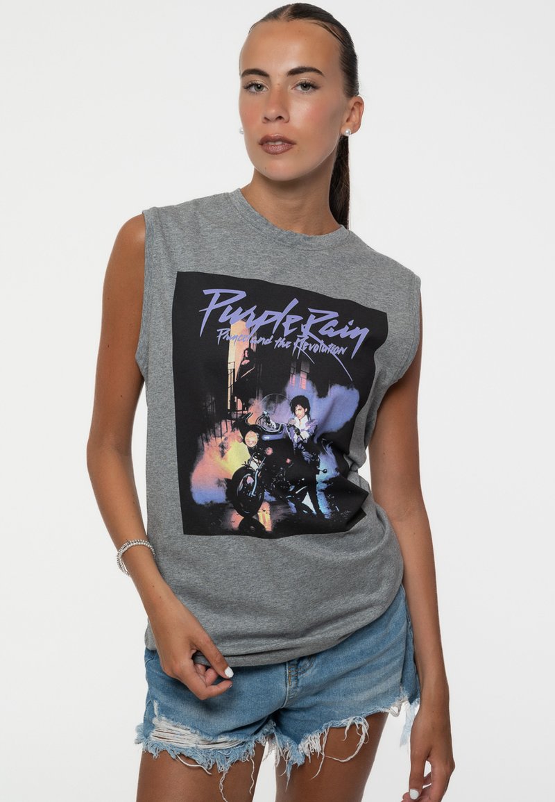 Paradiso Clothing PRINCE PURPLE RAIN MUSCLE - Top - grey