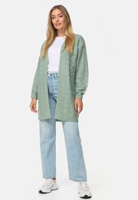 Threadbare ROZANNA CABLE - Vest - sage