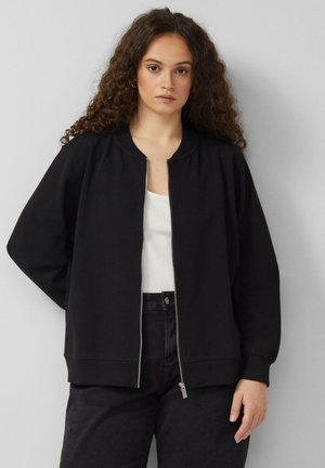 QS Sweatjacke - schwarz