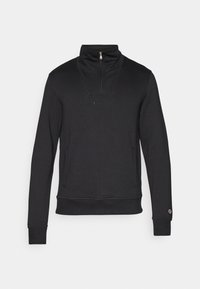 ICONS TONAL HALF ZIP SMALL LOGO - Sportska majica - black