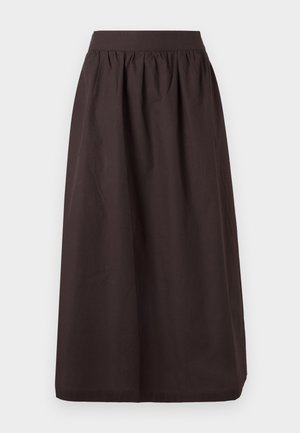 Vero Moda, VMCILLA High waist Long - Gonna a campana - chocolate torte