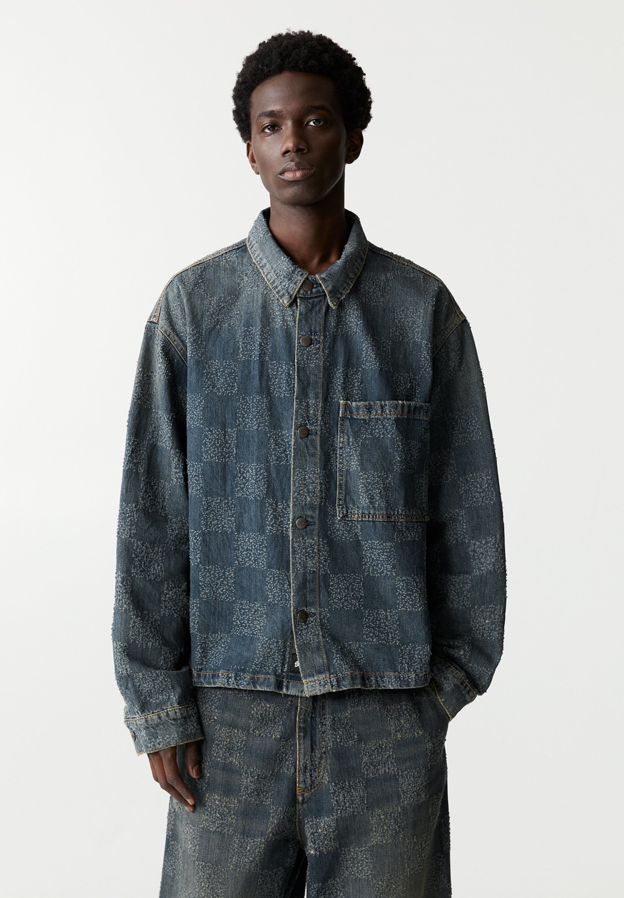 PULL&BEAR Giacca di jeans blue denim/blu denim Zalando