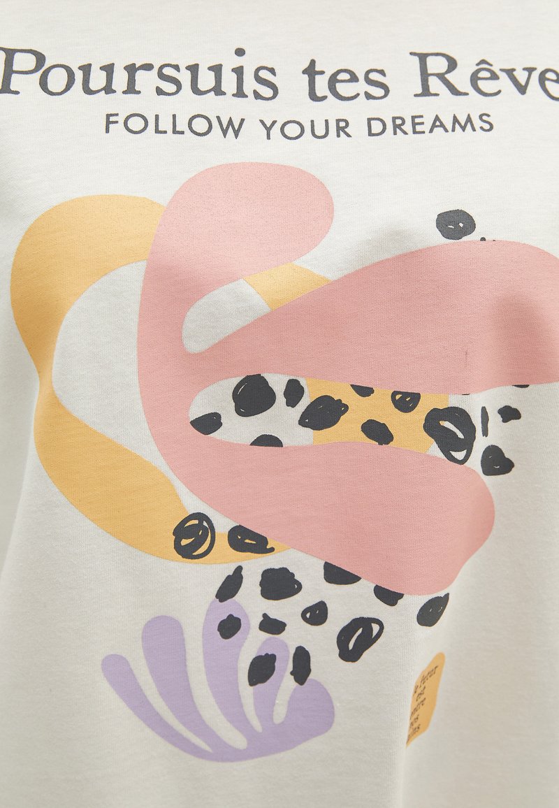Damen T-Shirts | LC Waikiki CREW NECK SHORT SLEEVE T-Shirt print ecru/offwhite - JR15812 Damen T-Shirts | LC Waikiki CREW NECK SHORT SLEEVE T-Shirt print ecru/offwhite - JR15812