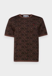 MAGLIA - Nyomott mintás póló - fantasia marrone