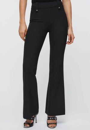 SMART FLARED  - Bukser - black