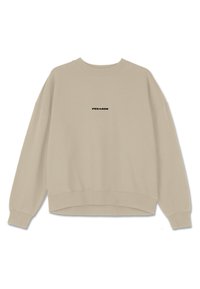 SELA - Sweatshirt - washed cozy beige black