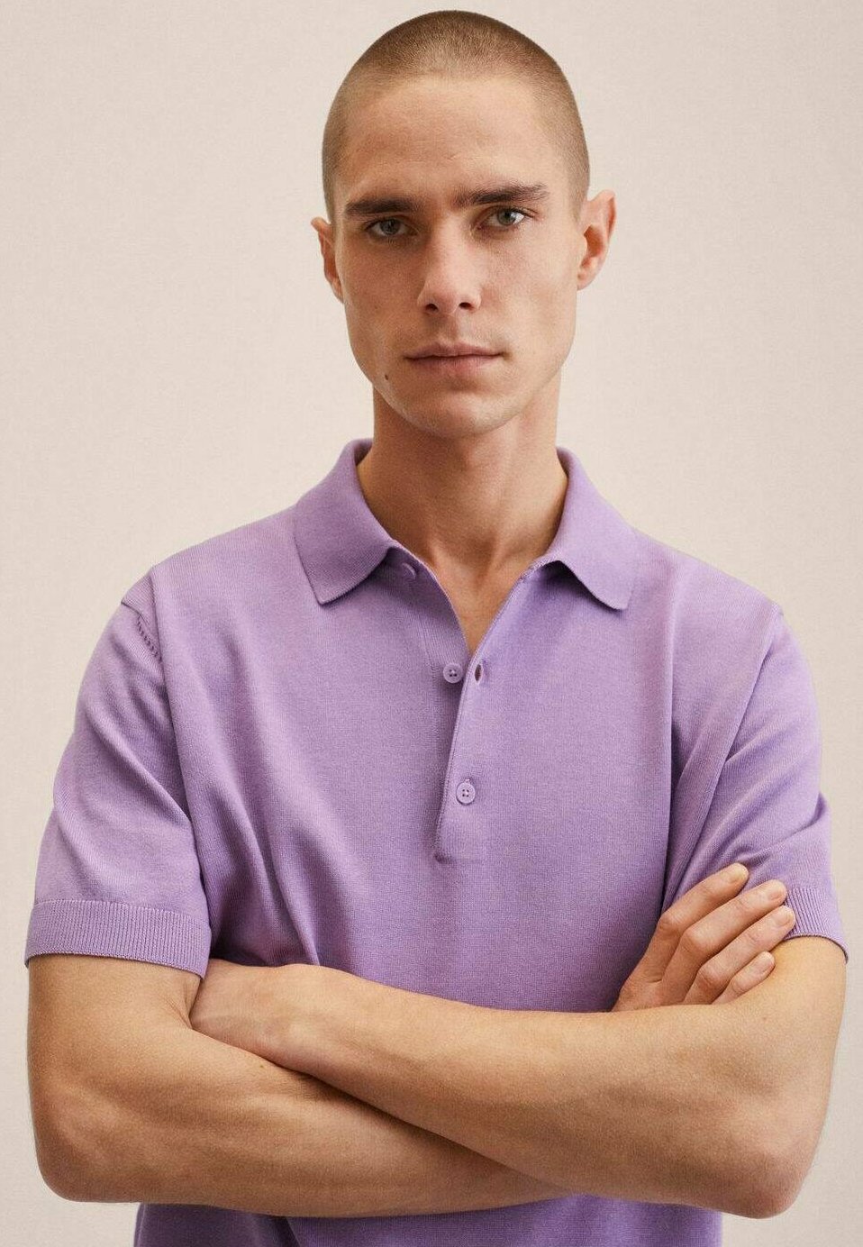 Mango ARRAONA - Polo shirt - lavendel 