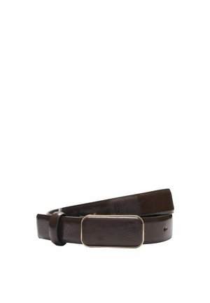 Friends Like These, COVERED BUCKLE BELT - Belt business - chocolate brown