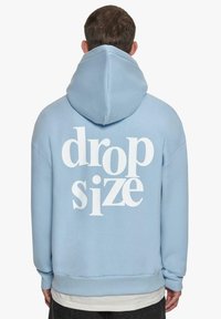 Dropsize HEAVY LETTERS - Hoodie - baby blue cream