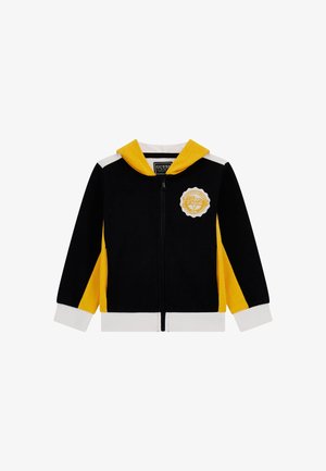 Guess, COLOR BLOCK - Felpa con zip - noir