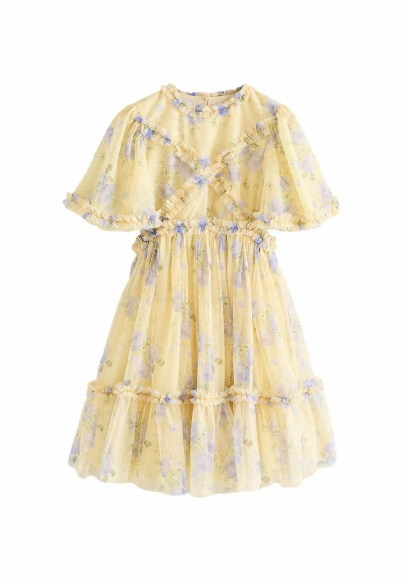 Next - REGULAR FIT - Nappali ruha - yellow floral, Nagyítás