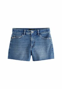 Next SUPER SOFT RAW - Farkkushortsit - mid blue