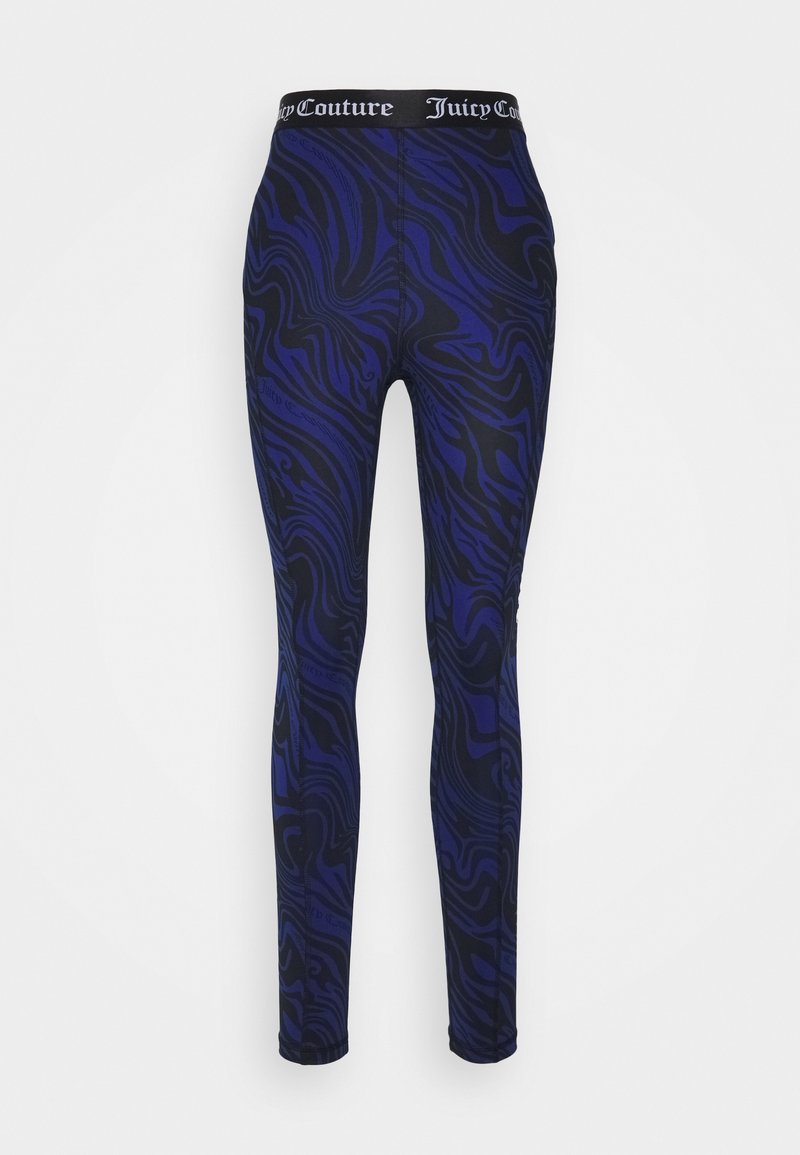 Damen Sportbekleidung | Juicy Couture VIVI PRINTED LEGGING Tights sodalite bluewave/blau - OH01860 Damen Sportbekleidung | Juicy Couture VIVI PRINTED LEGGING Tights sodalite bluewave/blau - OH01860