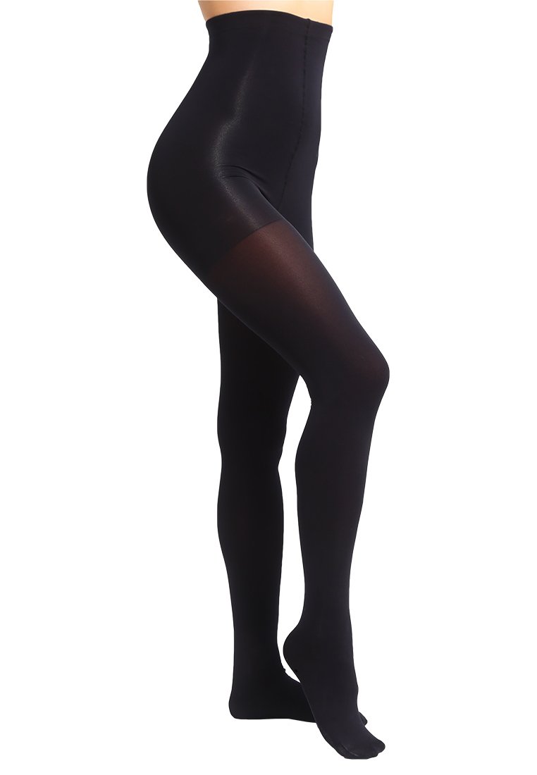 MAGIC Bodyfashion 140 DEN HI WAIST SLIM Tights black Zalando