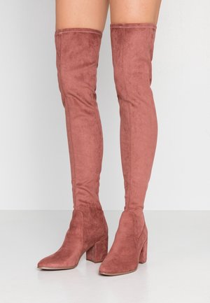 Overknee laarzen - light pink