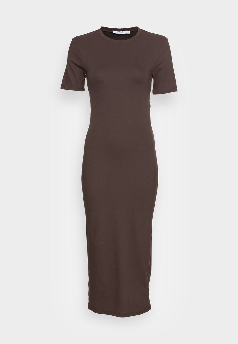 NA-KD Jerseyjurk donkerbruin NA-KD Jerseyjurk donkerbruin