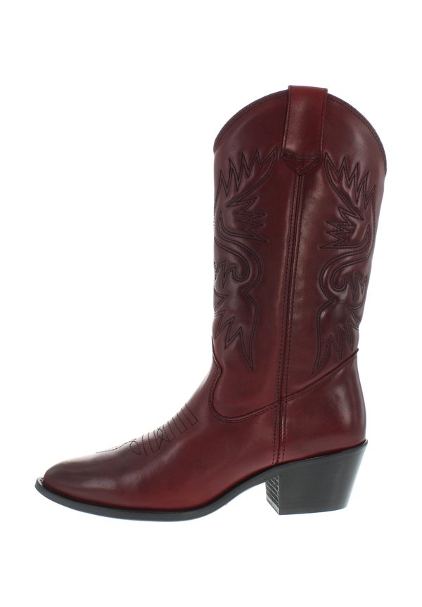 MAE  - Cowboy-/Bikerstiefelette - wein