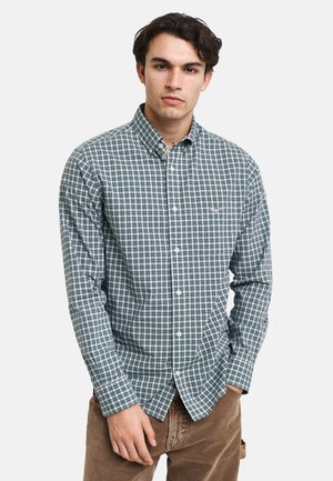 GANT REGULAR FIT SMALL CHECKED  - Košile - blauw donkerblauw