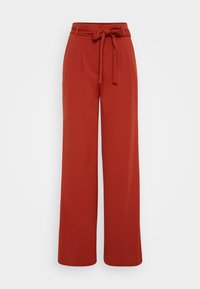 Anna Field Tall Hlače - dark red