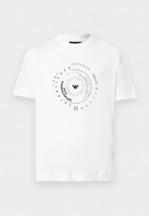 Potiskana majica - off white