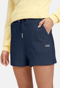 Fila APPAREL BUCHLOE HIGH WAISTED - Trainingsbroek - black iris