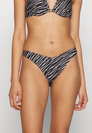 Hunkemöller ZEBRA HIGH LEG - Slip bikini - brown