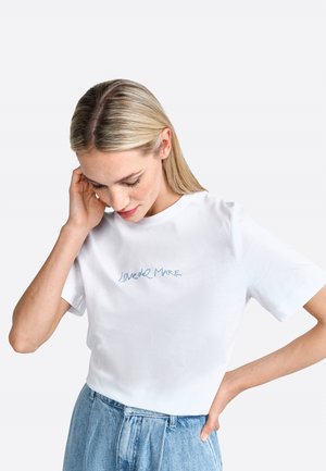 Print T-shirt - white