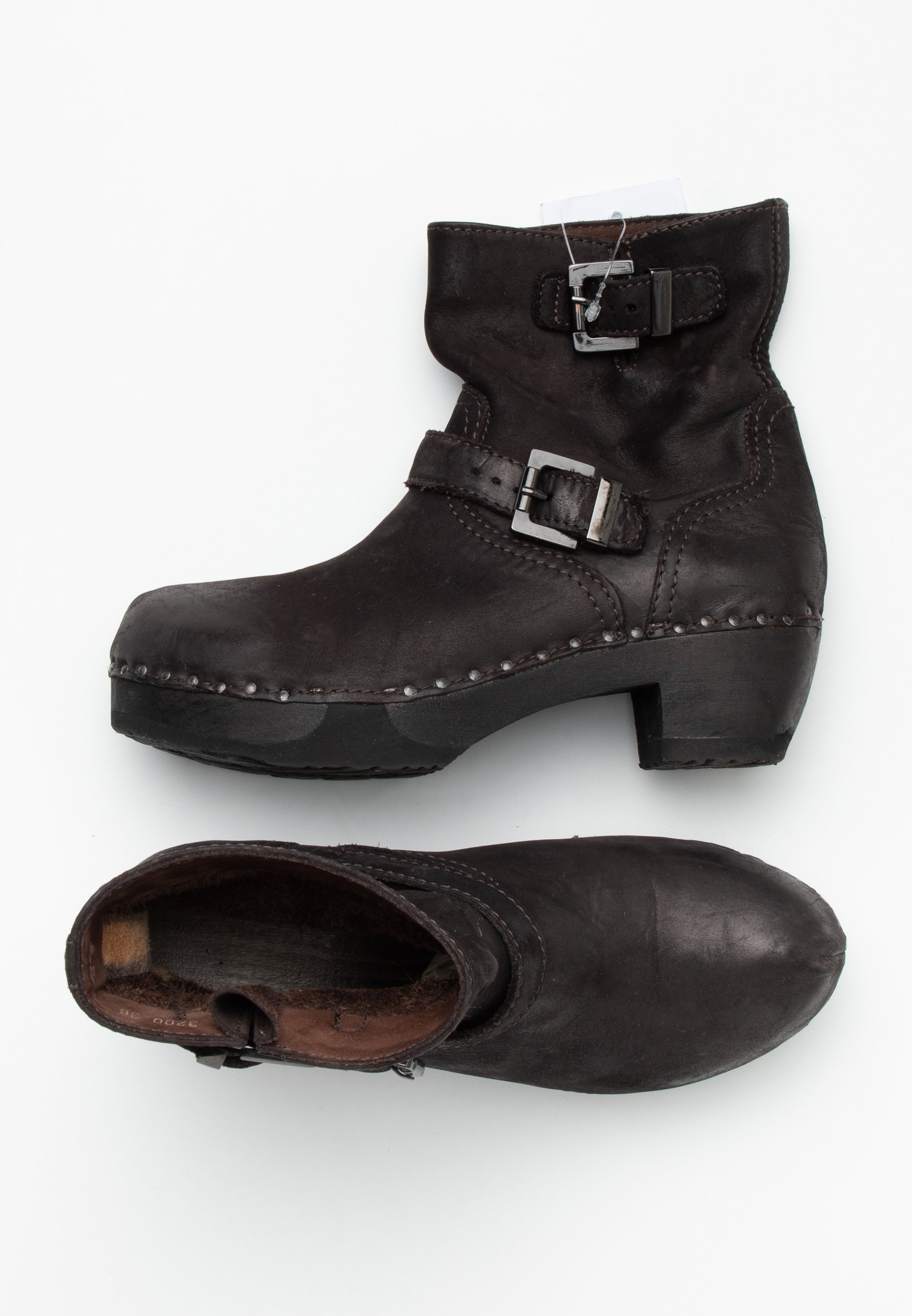 Softclox Cowboy/biker ankle boot black (Pre-owned) Zalando