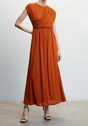 Mango, Robe longue - orange