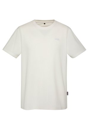 Schott EFFET GAUFRÉ - T-shirts basic - blanc