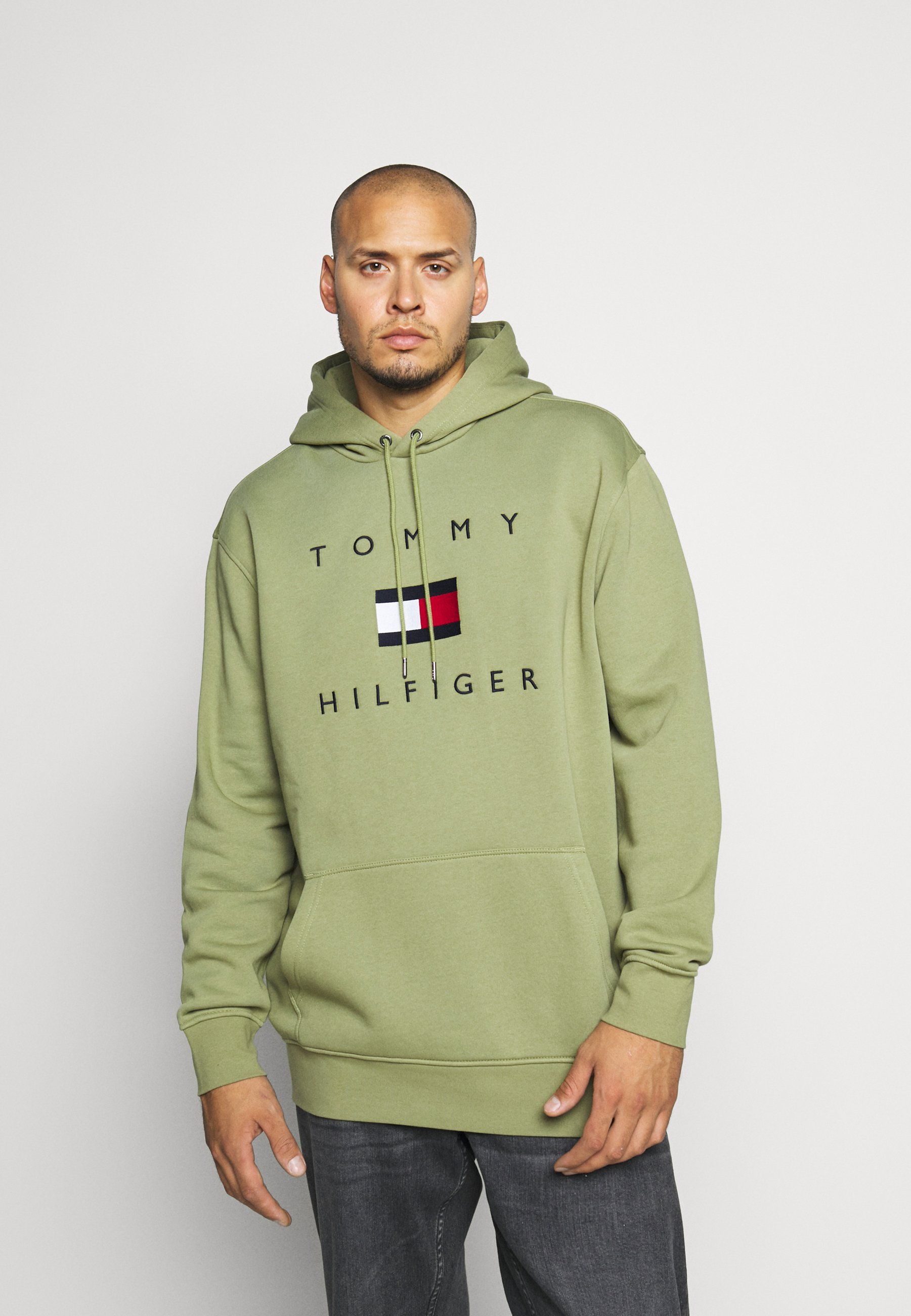 tommy jeans flag logo hoodie