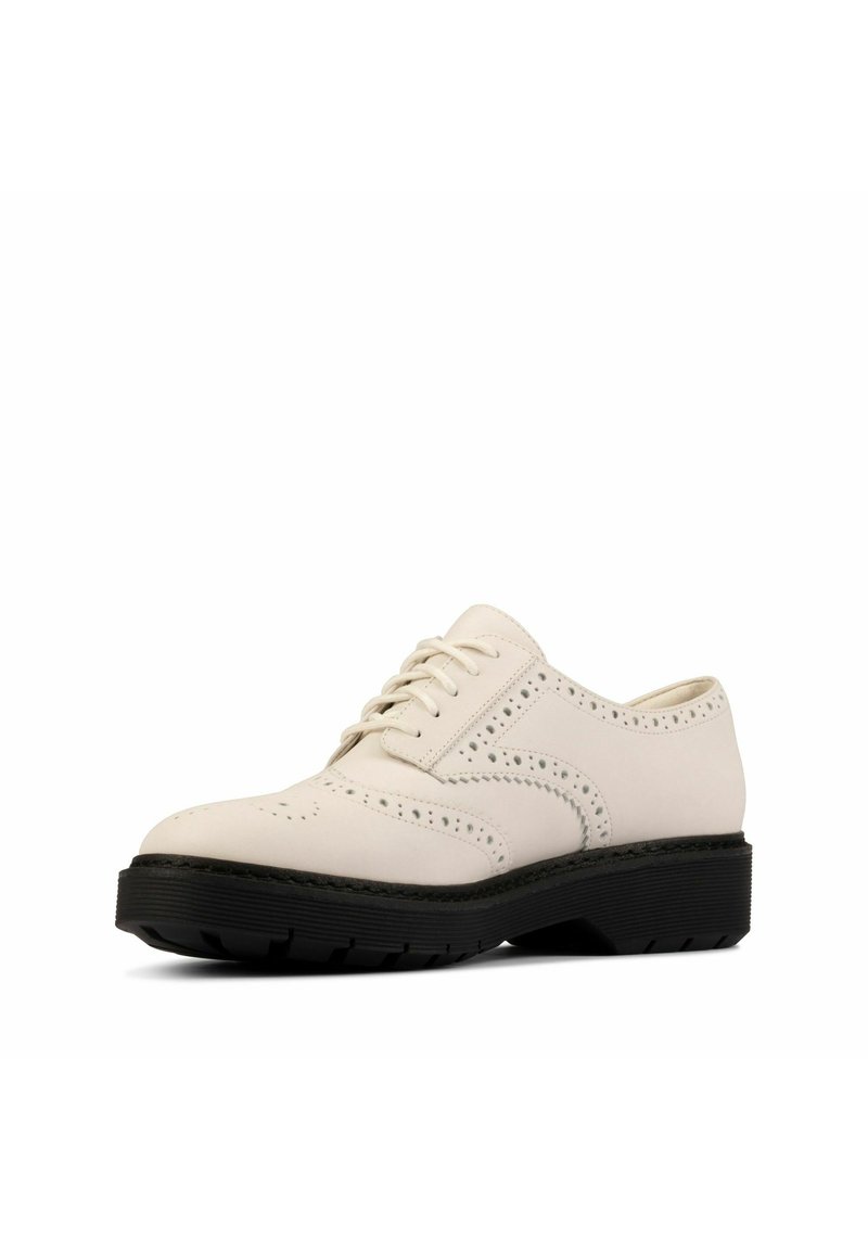 Clarks Snøresko - white