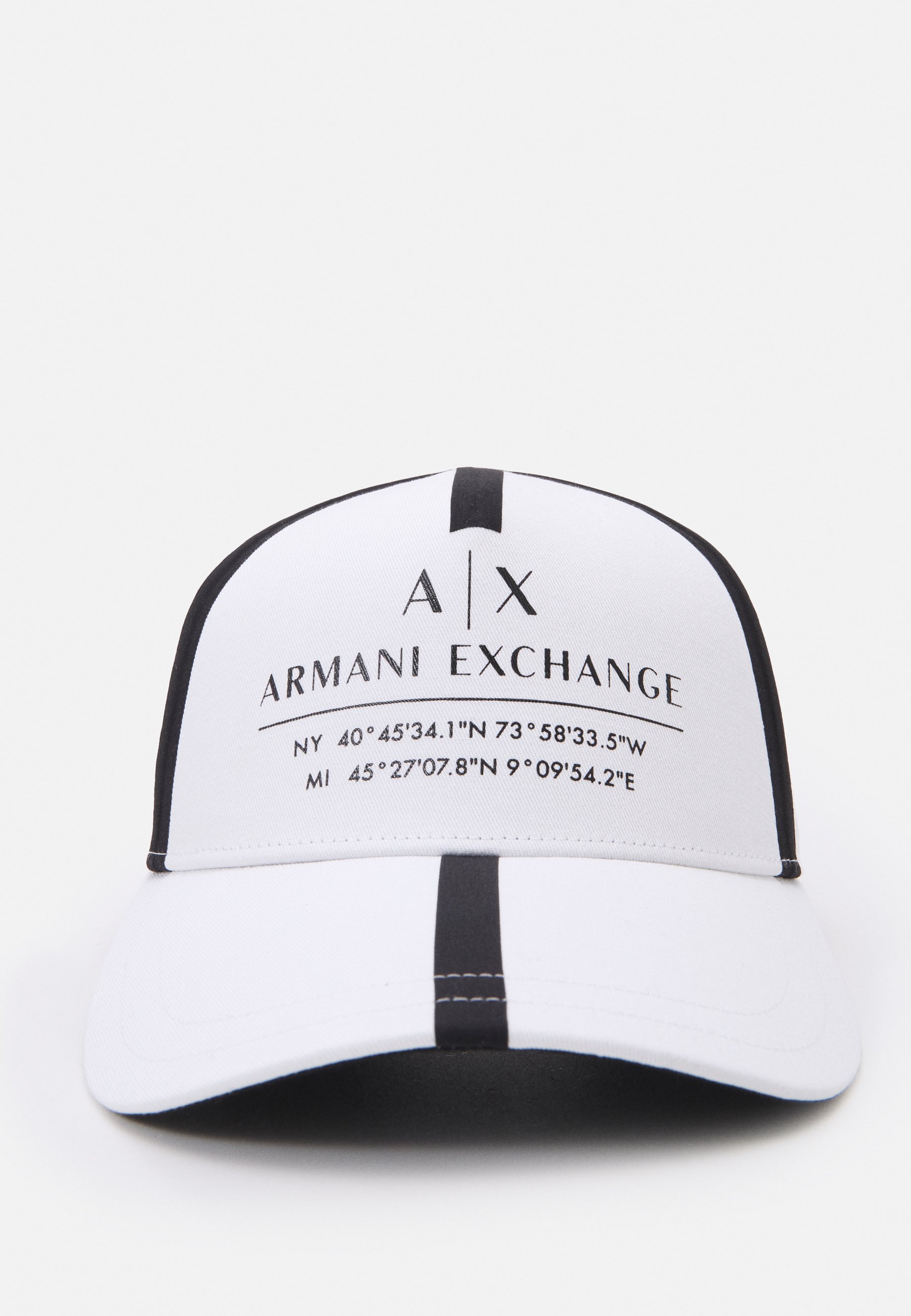 armani exchange white cap