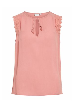 VILA, SLEEVELESS TOP VILINDY ROUND NECK - Blouse - mauveglow