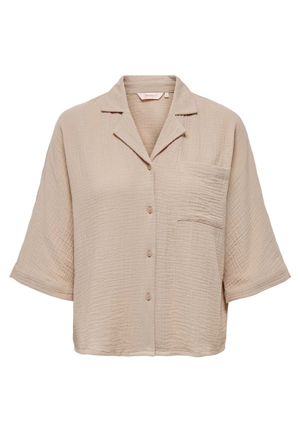ONLTHYRA - Button-down blouse - beige4