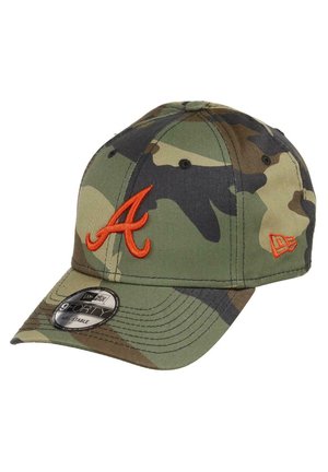 New Era ATLANTA BRAVES MLB REAR LOGO WOODLAND FORTY ADJUST - Cap - grün