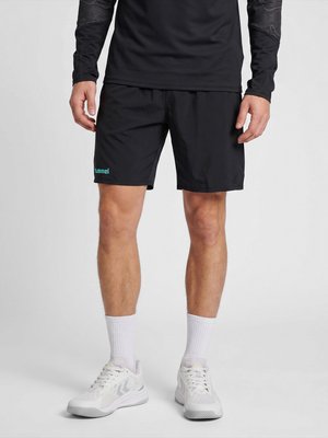 Hummel, HMLBLAZE 2.0 TRAINING - Korte sportsbukser - black pool blue