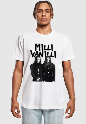 UNISEX MILLI VANILLI YOU KNOW IT IS TRUE TEXT  - Apdrukāts T-krekls - white