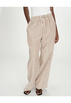 À RAYURES VOLUTE - Pantalon classique - mocha