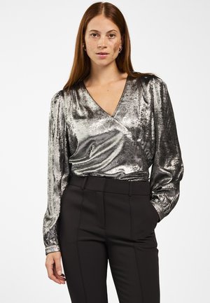 LYDA SHINE  - Blouse - gun metal