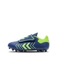 Hummel - HATTRICK MG JR UNISEX - Botas de fútbol con tacos - navy peony Imagen en miniatura 1