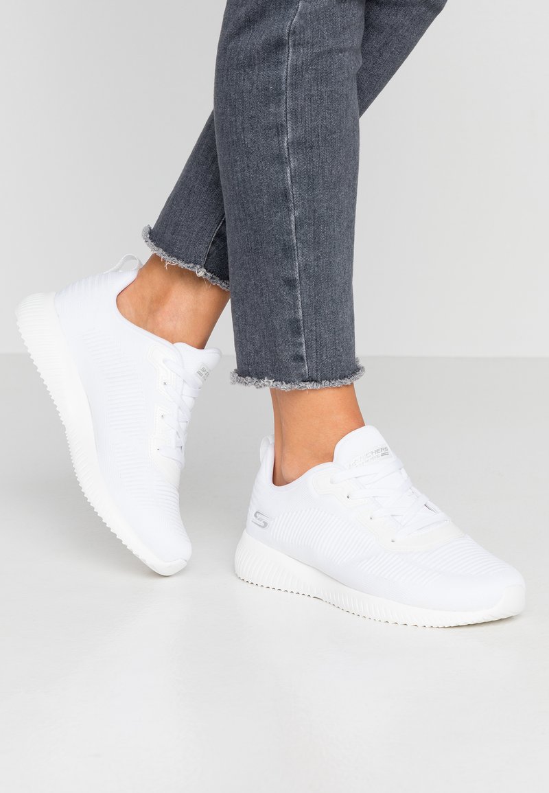 Skechers Wide Fit BOBS SQUAD  - Sportcipő - white