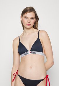 Tommy Jeans TRIANGLE - Haut de bikini - twilight navy