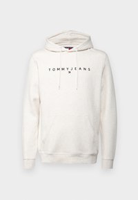 LINEAR LOGO HOODIE - Sweatshirt - oat