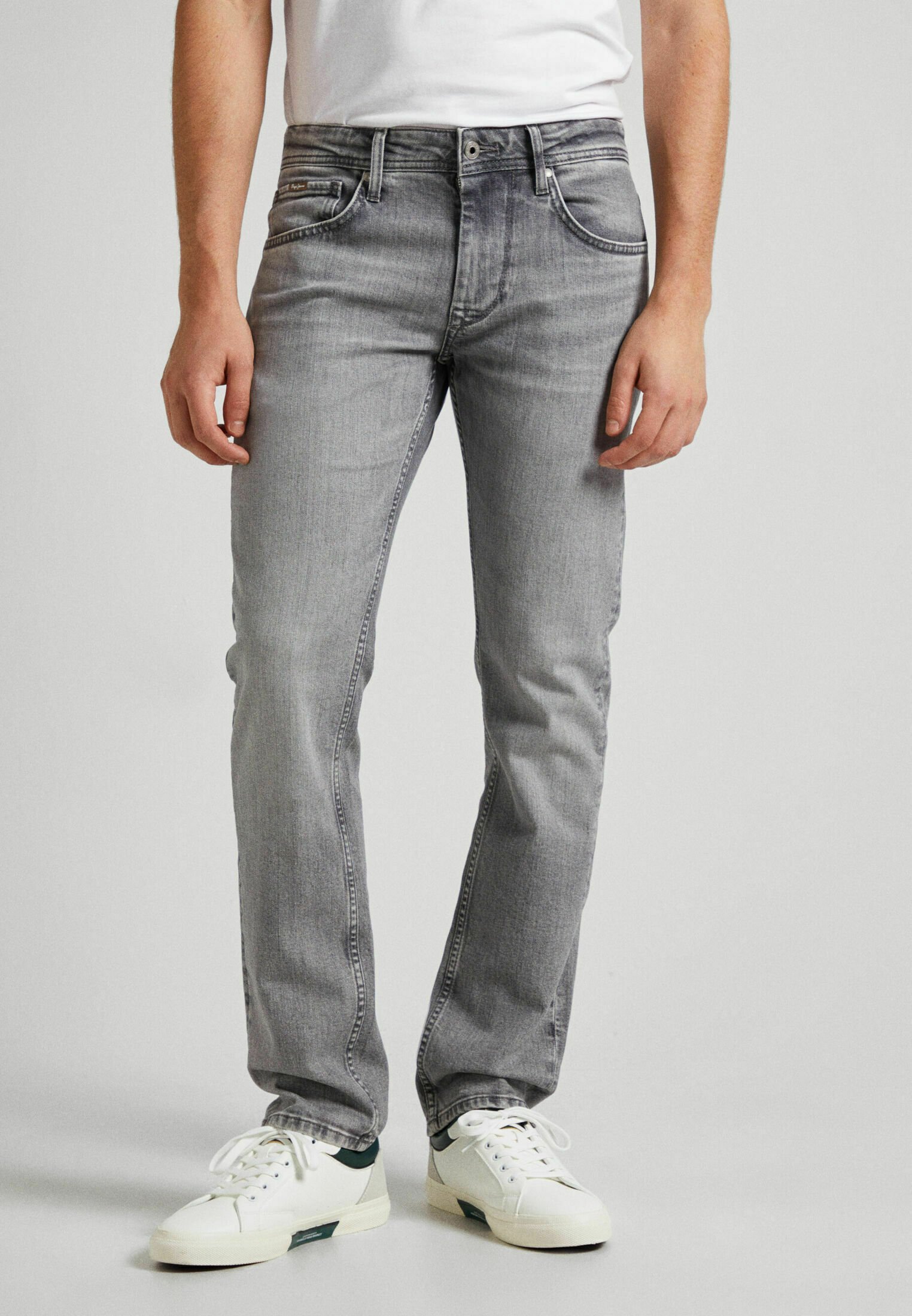 Jean Pepe Jeans Spike - Coupe Droite Pour Homme, En Denim Stretch Confortable, Bleu Foncé