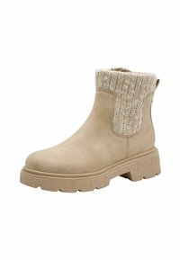 Marco Tozzi Bottines à plateau - beige comb