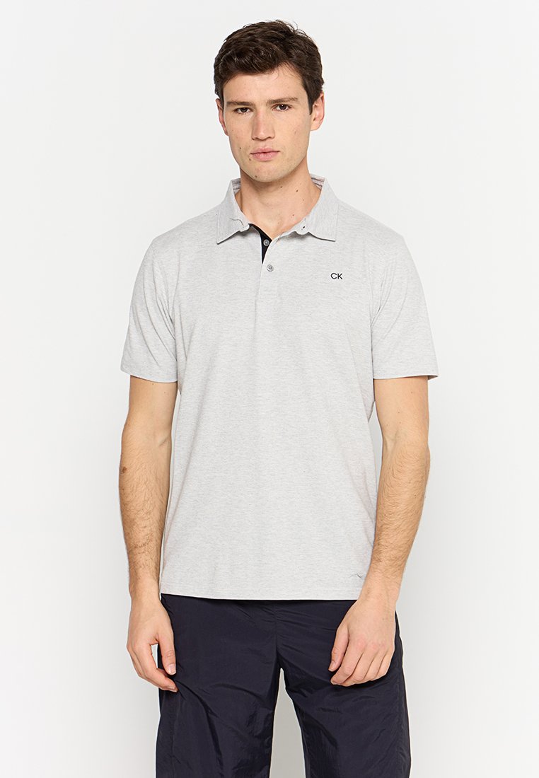 Calvin Klein Golf Poloshirt zilverkleurig