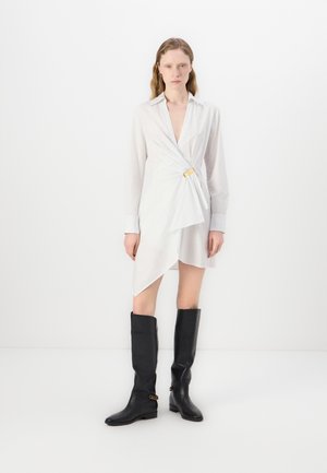 WOMEN'S DRESS - Robe chemise - bianco/oltremare