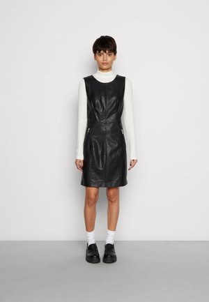 ONLMIA BIKER DRESS - Denní šaty - black